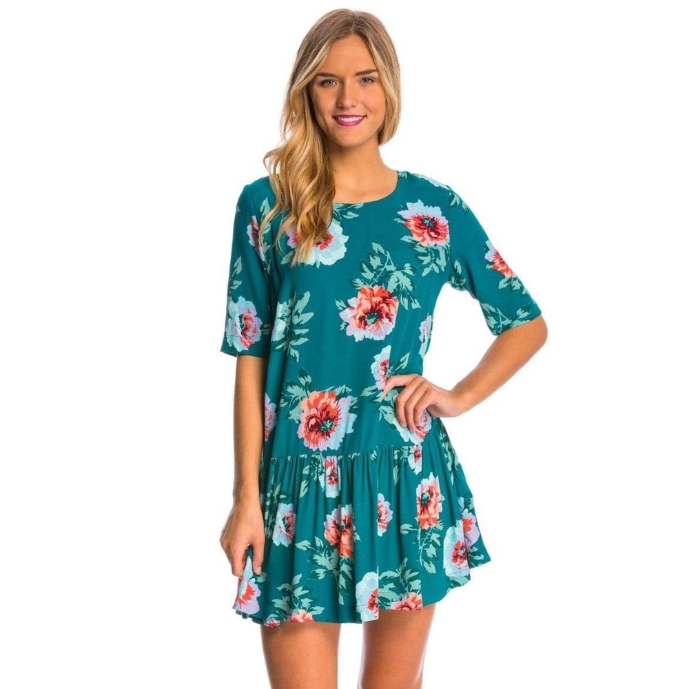 MinkPink Pretty Primrose Smock Dress Floral